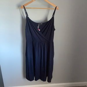 NWT Berrydress Navy Crossover Dress